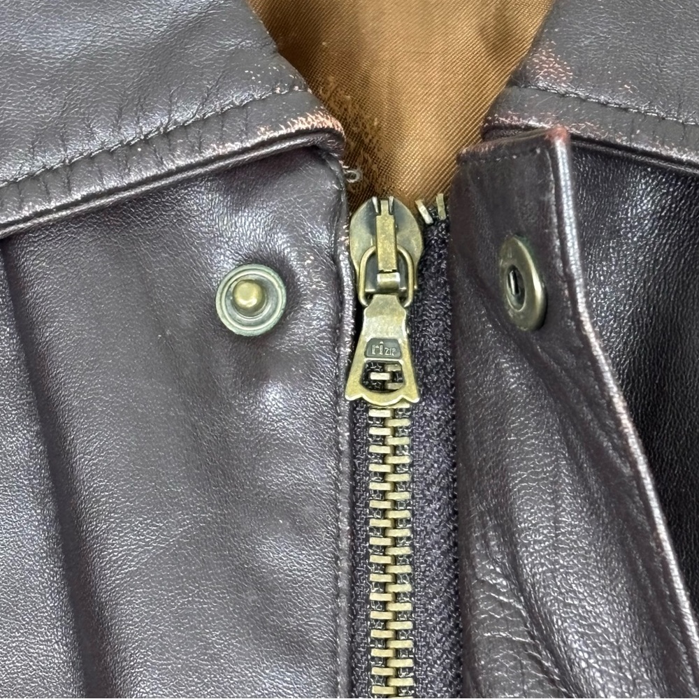 Vintage Scuola del Cuoio Firenze Italy Dark Academia Soft Brown Leather Jacket - Picture 3 of 12